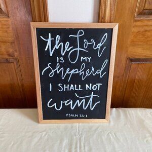 Dorm Room Decorative Chalkboard with Command Velcro Perfect for Chalk Markers